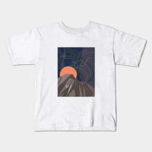 Midnight sunset Kids T-Shirt